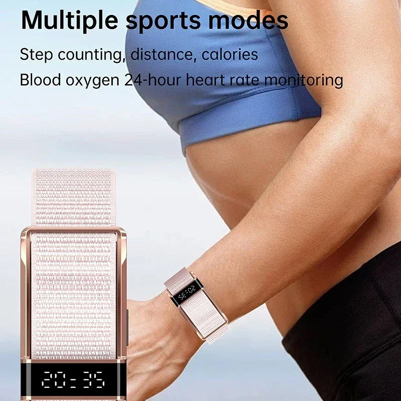 Smart Fitness Tracker With GPS Health Monitoring Pedometer Waterproof Sport Intelligent Wristband Time Display Smart Bracelet