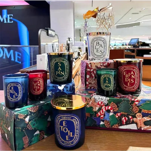 New Classic Baies Aromatherapy Candle Pure Natural Plant Essential Oil Scented Candle Gift Christmas Home Fragrance Decoration