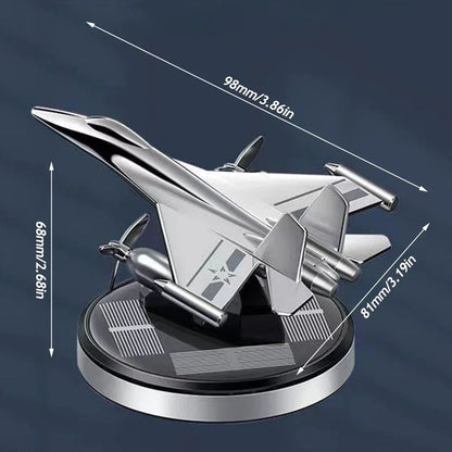 Solar car air freshener  aircraft rotating aromatherapy perfume car long lasting fragrance car interior decoration Accessories