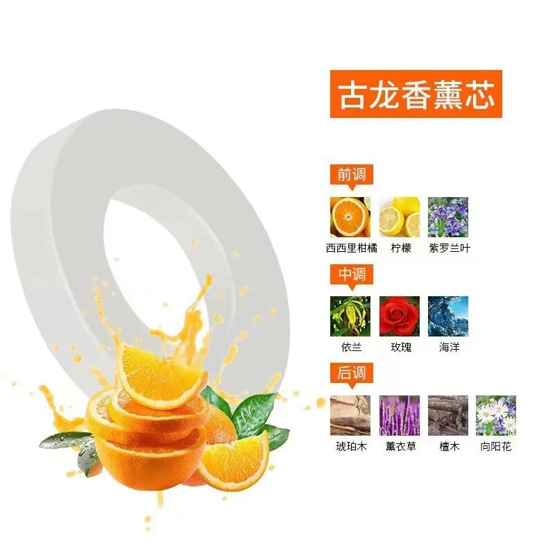 Solar Car Air Freshener Rotating Aromatherapy Diffusing Durable Perfume Diffuser Auto Fragrance Deodorant Car Interior Decor