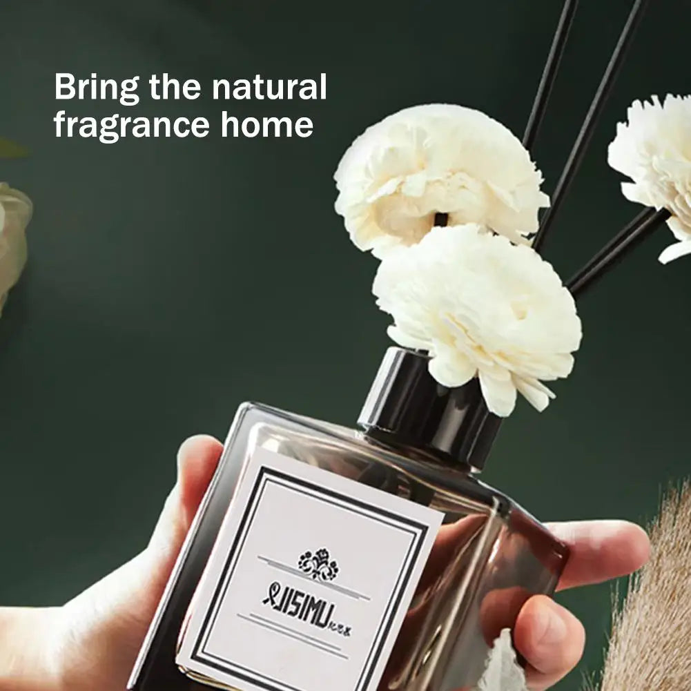 Flameless Home Fragrance fragrans gardenia Aromatherapy Oil with Reed Diffuser Stick Liquid Air Freshener Room Decor Ornaments
