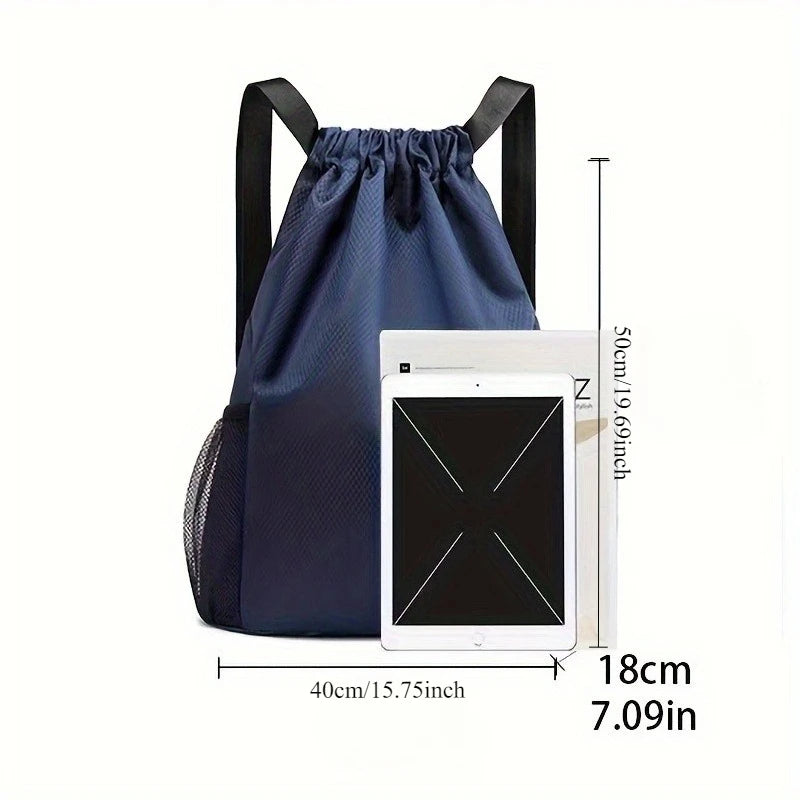 Neutral Drawstring Backpack, Large Capacity Sports Bag, Suitable for Travel, Sports, Fitness, Large Capacity Men's Backpacks