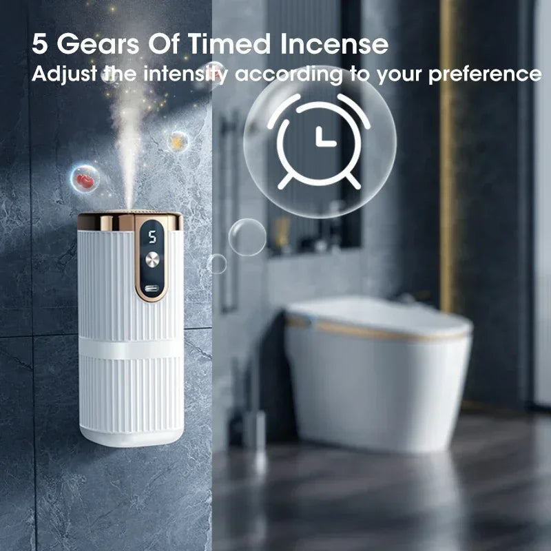 Rechargeable Mini Essential Oil Diffuser 5 Gear Aromatherapy Machine Large Mist Air Humidifier For Home Car Office Use