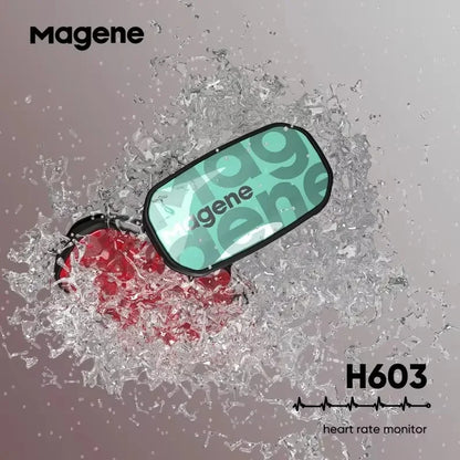 Magene H603 Heart Rate Monitor Split Chest Strap HRM Fitness Tracker Mover Bluetooth ANT Sensor Health App Compatible Zwift
