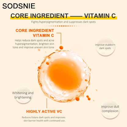 Vitamins Remove Dark Spots Lighten Sun Spots Freckles Melasma Pigmentation Whitening Cream Anti-Aging Brightening Skin Care 40g