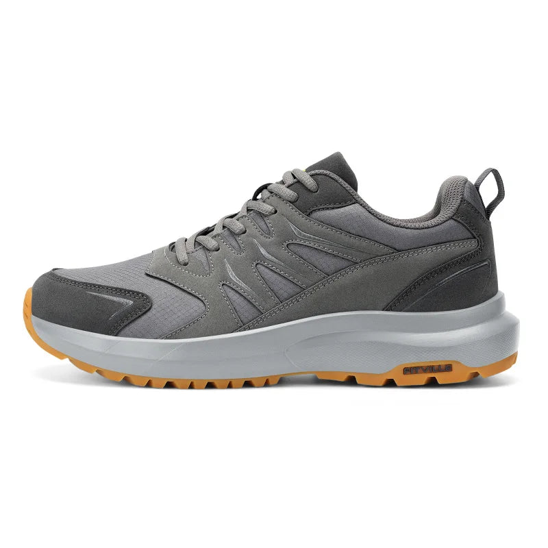FitVille Extra Wide Sneakers For Men Hiking Walking Shoes Wide Toe Box Lightweight Running Shoe For Flat Feet With Arch Support