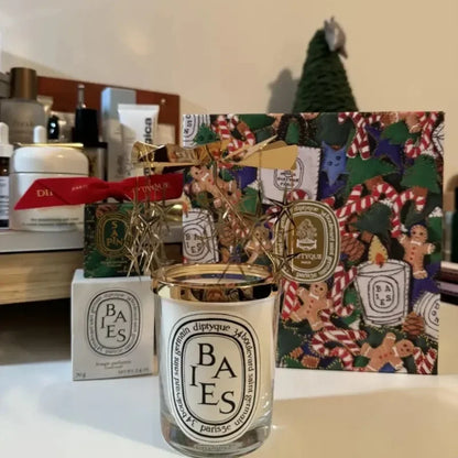 New Classic Baies Aromatherapy Candle Pure Natural Plant Essential Oil Scented Candle Gift Christmas Home Fragrance Decoration