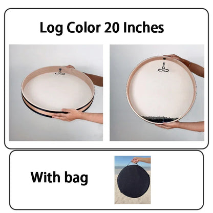 Wave Drum Sound Healing Professional Yoga Meditation Sheepskin Drums Spiritual Relaxation Massage Tambourine Musical Instrument