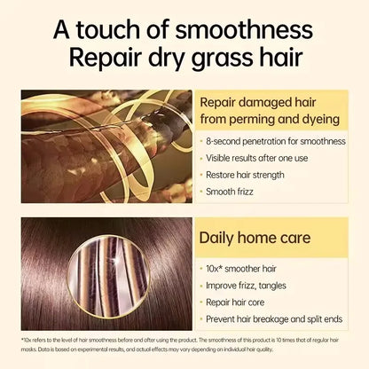 Magic Hair Vitamin Capsule Keratin Oil Fast Restore Hair Soft Smooth Shiny Deep Moisturizer Frizzy Dry Scalp Hair Care Products