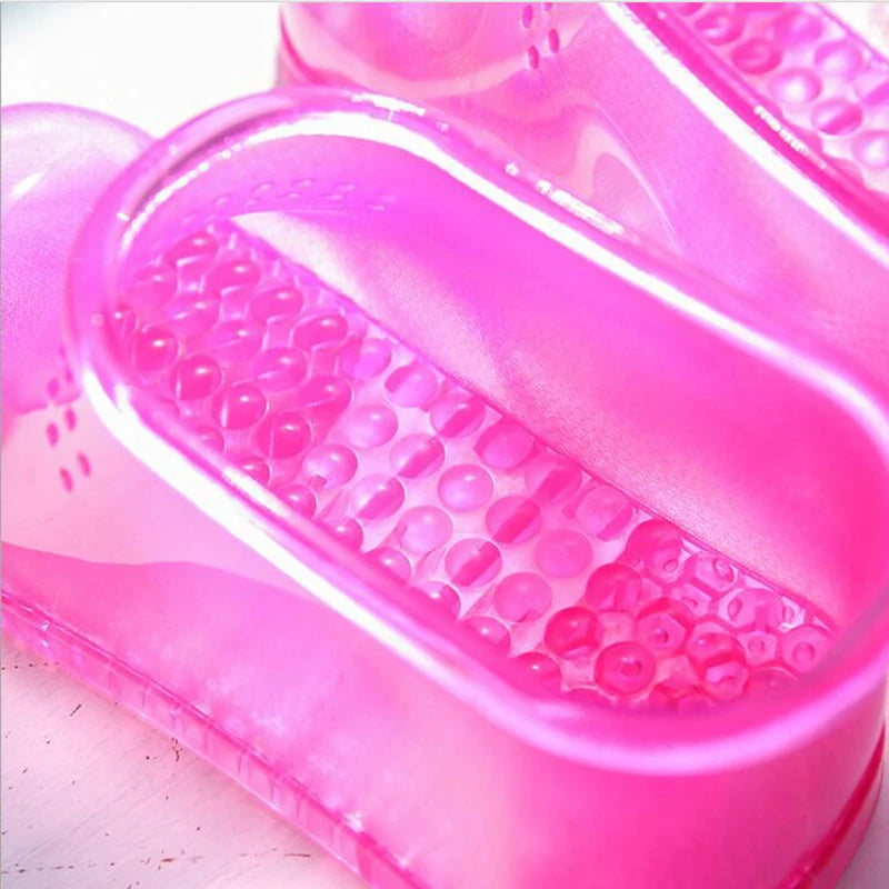 2023Women Foot Soak Bath Therapy Massage Shoes Relaxation Ankle Boots Acupoint Sole Portable Home Feet Care Hot water