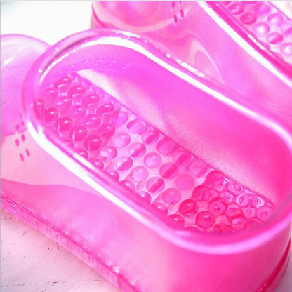 2023Women Foot Soak Bath Therapy Massage Shoes Relaxation Ankle Boots Acupoint Sole Portable Home Feet Care Hot water