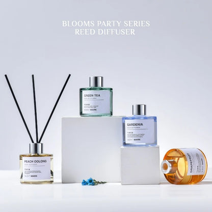 50ML Reed Diffuser Sets Lotus Jasmine Rose Oil Flameless Scent Diffuser Home Fragrance Car Air Freshener Sticks Aromatherapy