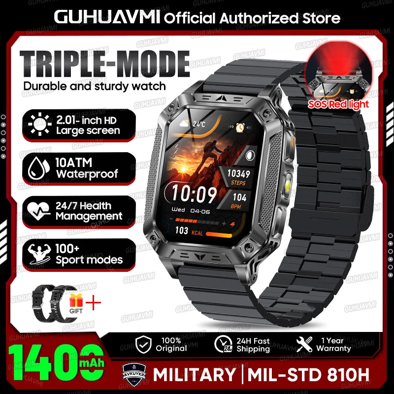 2026New GPS Smart Watch AMOLED 1400Mah Waterproof Fitness tracking Bluetooth Call Professional Sports Smartwatch For Men Women