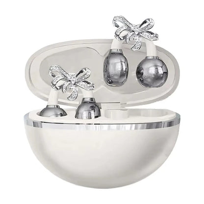 Vivo Wireless Bluetooth Open Ear Headphones Clip-on Earbuds with Detachable Crystal Bowknot Earrings For Sports Fitness Workouts