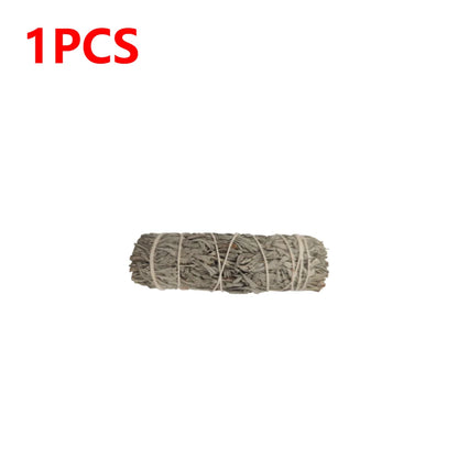 1-5Pcs Incense Blue Sage Bundle Smudge Sticks Wand Portable Treatment Burning Aromatherapy Energy Cleansing Bundles 7-10cm Long