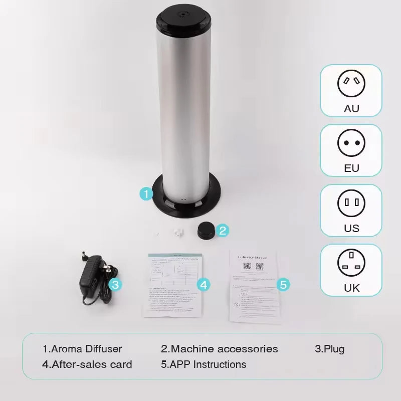 Namste 1500m³ Intelligent Aroma Diffuser WIFI Bluetooth Control 500ML Essential Oil  Home Hotel Fragrance Diffusers No Water