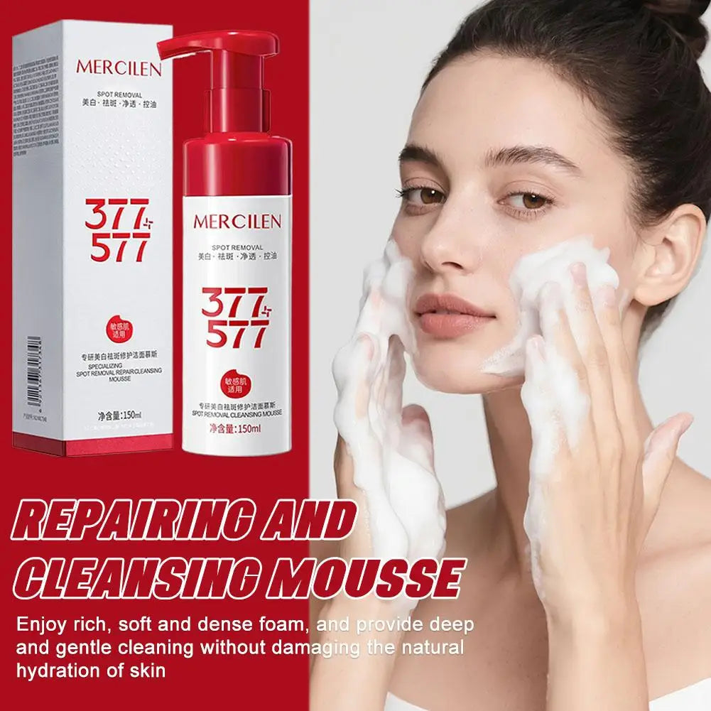 Mild Plant Extract Cleansing Mousse Rich Foam Oil Control Refreshing Facial Cleanser Gentle Purifying Hydrating Daily Face