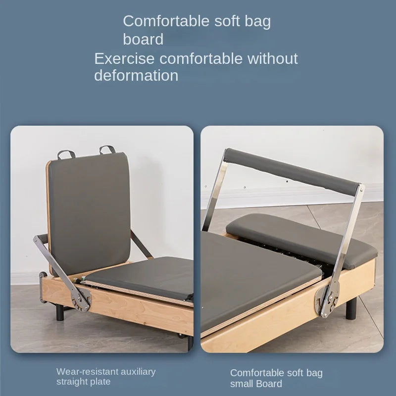 MIYAUP Foldable Wooden Core Bed for Pilates Household Sports Equipment Popular Fitness