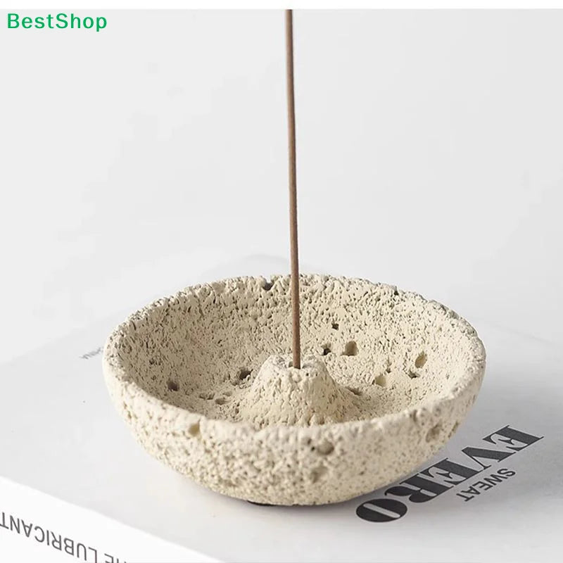 ♥Wind Line Incense Tray Simple Incense Burner Home Indoor Modern Plug In Incense Base Decoration Ornament Ornament