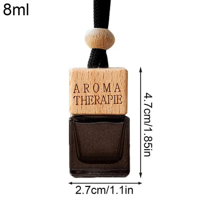 Car Air Freshener Diffuser Bottle Ornaments 8ml Auto Rearview Mirror Diffuser Perfume Pendant Fragrance Diffuser Empty Bottle