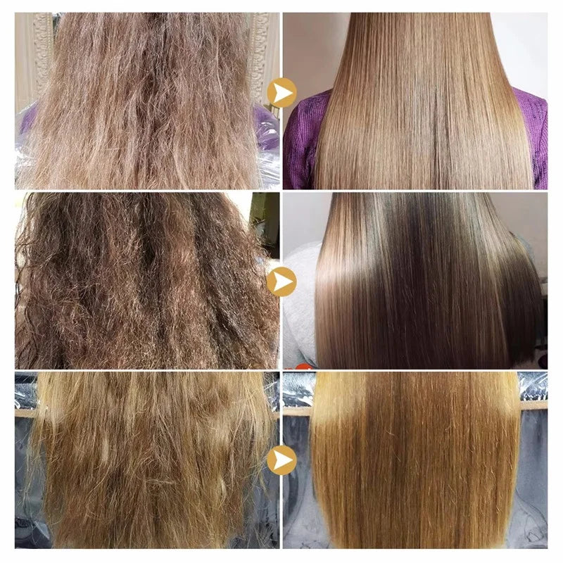 Keratin Hair Mask Magical 5 Second Repair Damage Frizzy Soft Smooth Shiny Hair Deep Moisturize Hair Treat Repair Hair Care Mask