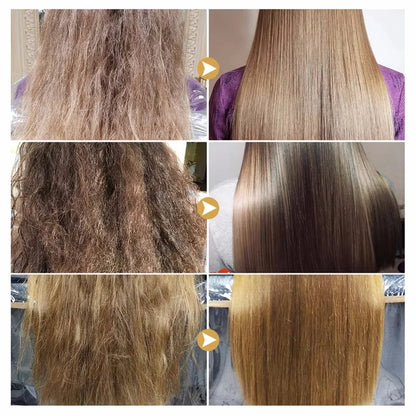 Keratin Hair Mask Magical 5 Second Repair Damage Frizzy Soft Smooth Shiny Hair Deep Moisturize Hair Treat Repair Hair Care Mask