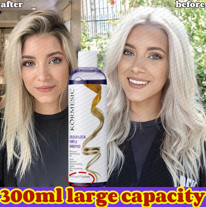 Professional Purple Shampoo Professional Yellow Removal Post Dyeing Gray Hair Care Bleached Highlighted Shampoo Revitalize 300ml