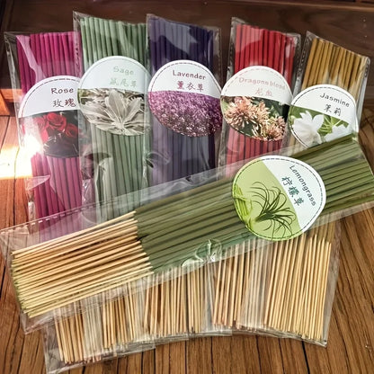 6-Set Meditation Incense Collection, High Quality Long Lasting for Yoga, Space Cleansing & The Perfect Gift, Lavender Jasmine