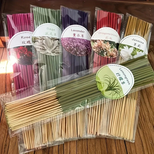 6-Set Meditation Incense Collection, High Quality Long Lasting for Yoga, Space Cleansing & The Perfect Gift, Lavender Jasmine