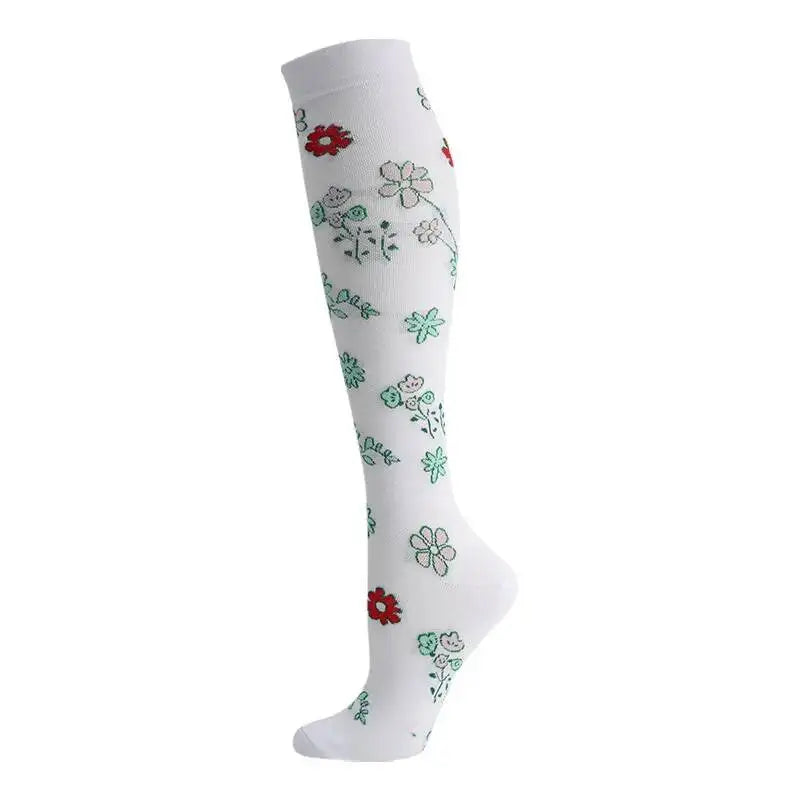 Compression Socks Sports Outdoor Running Jump Rope Yoga UNISEX Calf Pressure Socks Stockings Compress Nylon