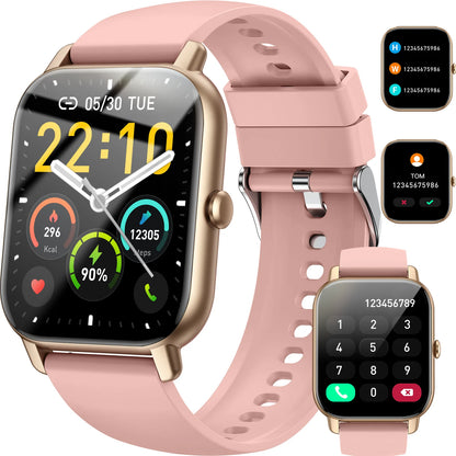 P66 Smart Watch 1.85" | 100+ Sport Modes | IP68 Waterproof Ultra Thin | Fitness Activity Tracker for iOS Android