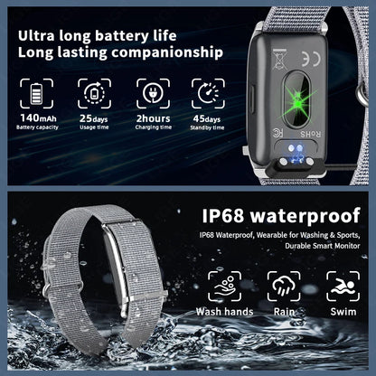 LIGE New GPS Motion Trajectory Fitness Smart Bracelet Heart Rate Pressure Health Monitor Smartwatch Sports Step Electronic Band