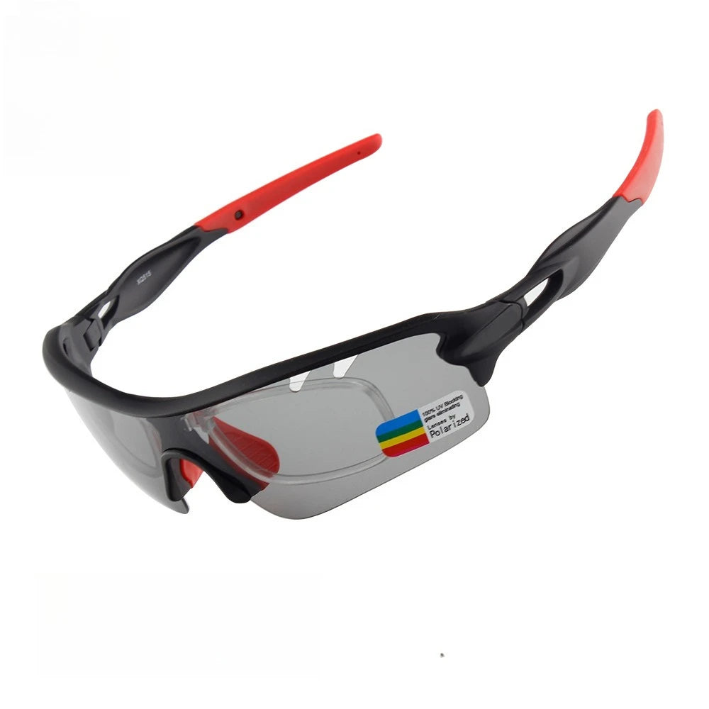 Polarized Sports Sunglasses Cycling Sun Glasses for Men Women with 5 Interchangeable Lenes for Running Driving