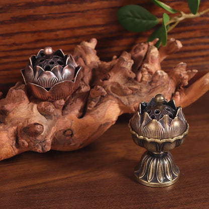 Brass Incense Burner,Metal Aromatherapy Holder,Unscented,Ideal For Yoga Meditation,Bedroom Ambiance,Home Decor