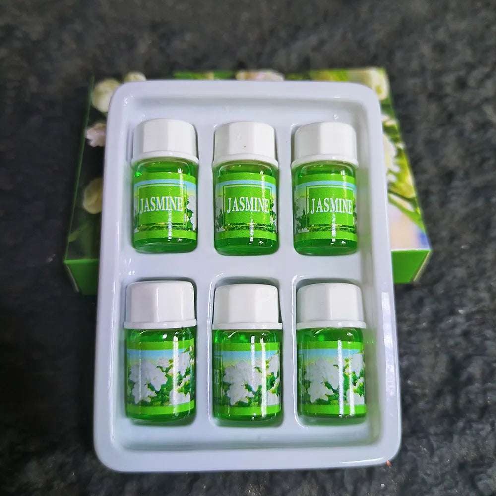 6/12 Boxes 3ml Natural Water Soluble Aromatic Pure Herbal Essential Oils Lavender Jasmine Reed Diffuser Humidifier Aromatherapy