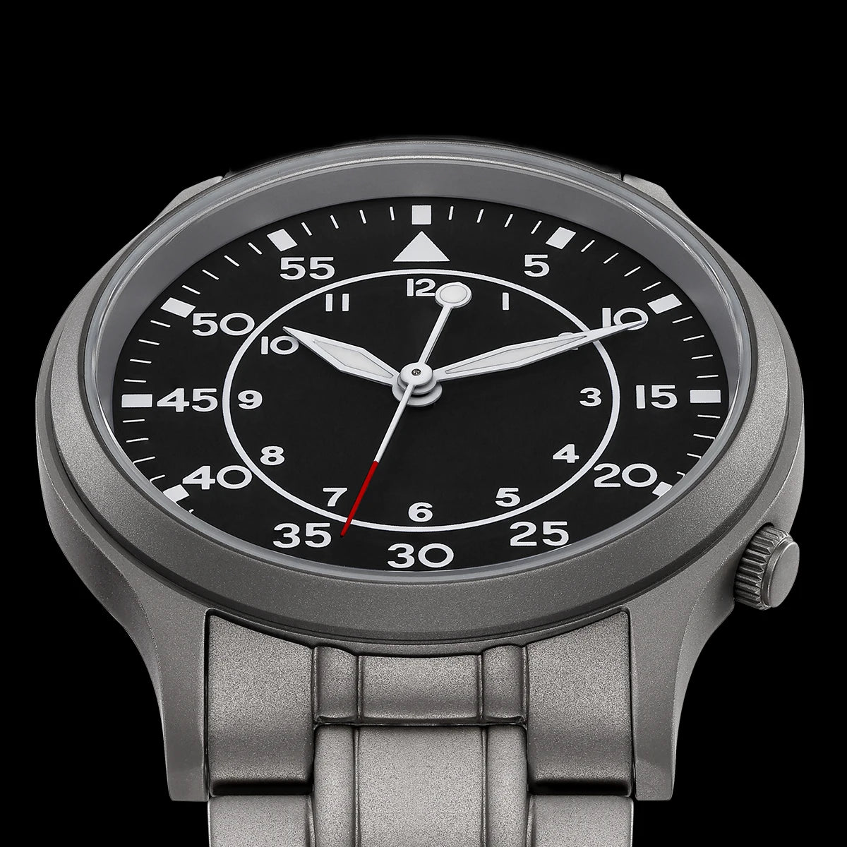 BERNY Titanium Watch For Men AR Coat Sapphire Fashion Wristwatch Luminous VH31 Ultra-thin Quartz Watch Waterproof 5ATM Watches