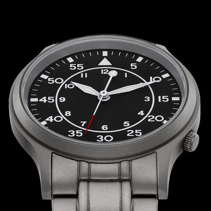 BERNY Titanium Watch For Men AR Coat Sapphire Fashion Wristwatch Luminous VH31 Ultra-thin Quartz Watch Waterproof 5ATM Watches
