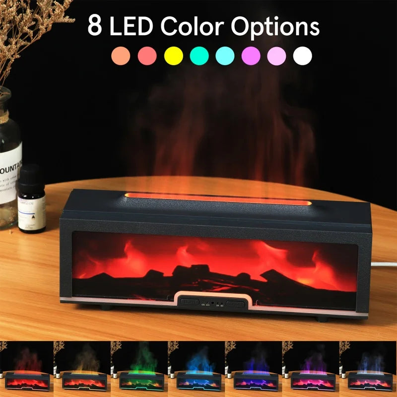 Air humidifier Aromatherapy diffuser for essential oils with remote control suitable for home bedroom office and yoga