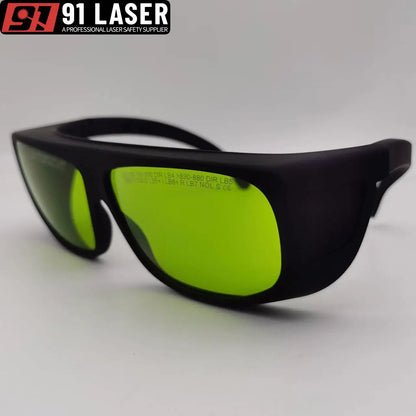 OD7+Laser Safety Glasses For 755nm 780nm 808nm 840nm 907nm 980nm 1064nm 1076nm 1080nm Lasers With Accessories and Certificate