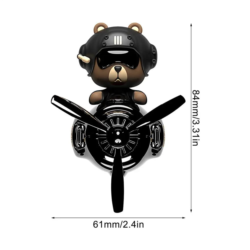 Car Aromatherapy Diffuser Plane Rotating Aromatherapy Diffuser Stylish Automobile Decor Cute Car Fragrance for Relaxing Removing