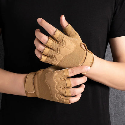 Men & WomenHalf Finger Cycling Gloves - Non-slip, durable tactical gloves for outdoor sports, training and fitness