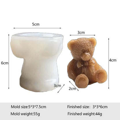 Easter Bunny Shape Molds Adorable Easter Bunny Aromatherapy Plaster Mold Smiling Rabbit Silicone Candle Molds
