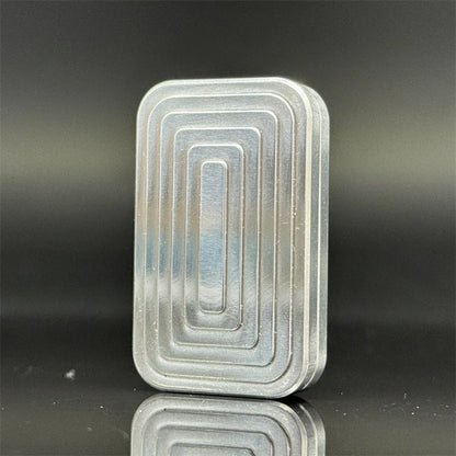Novelty Stainless Steel Fidget Slider EDC Fashion Silver Fidget Toys Adult Stress Relief Toys Office Relaxation Toys Idea Gifts