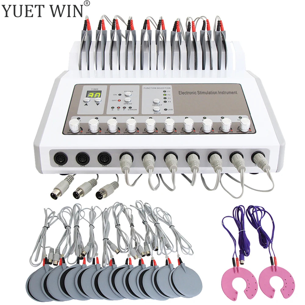 Professional Eletric Muscle Stimulator Weight Loss Machine Cellulite Removal Electrostimulator Relaxation Body Massage Apparatus