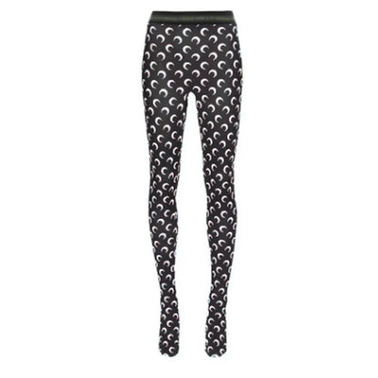 Moon Print Sports Leggings Trousers Elastic Slimming Casual Wear Outdoor Indoor ular Long Pants Thin Material Fem