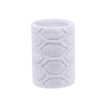 1/2pcs Cotton Sports Wristband Protects Wrists Sweat-Wicking Fitness Gear Suitable for Gym, Basketball, Badminton Sweat Wipe