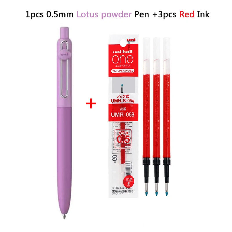 New Uniball Gel Ink Pen 0.5/0.38mm Multiple Colors Rod Smudge-Proof Fine Writing Without Fatigue Notes Journaling Drawing Tools