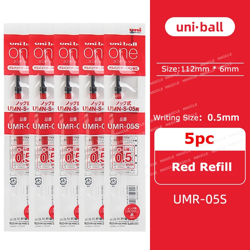 New Uniball Gel Ink Pen 0.5/0.38mm Multiple Colors Rod Smudge-Proof Fine Writing Without Fatigue Notes Journaling Drawing Tools