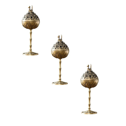 Family Desktop Retro Incense Burner Traditional Style Unique Incense Holder Home Indoor Antique Charming Incense Decoration