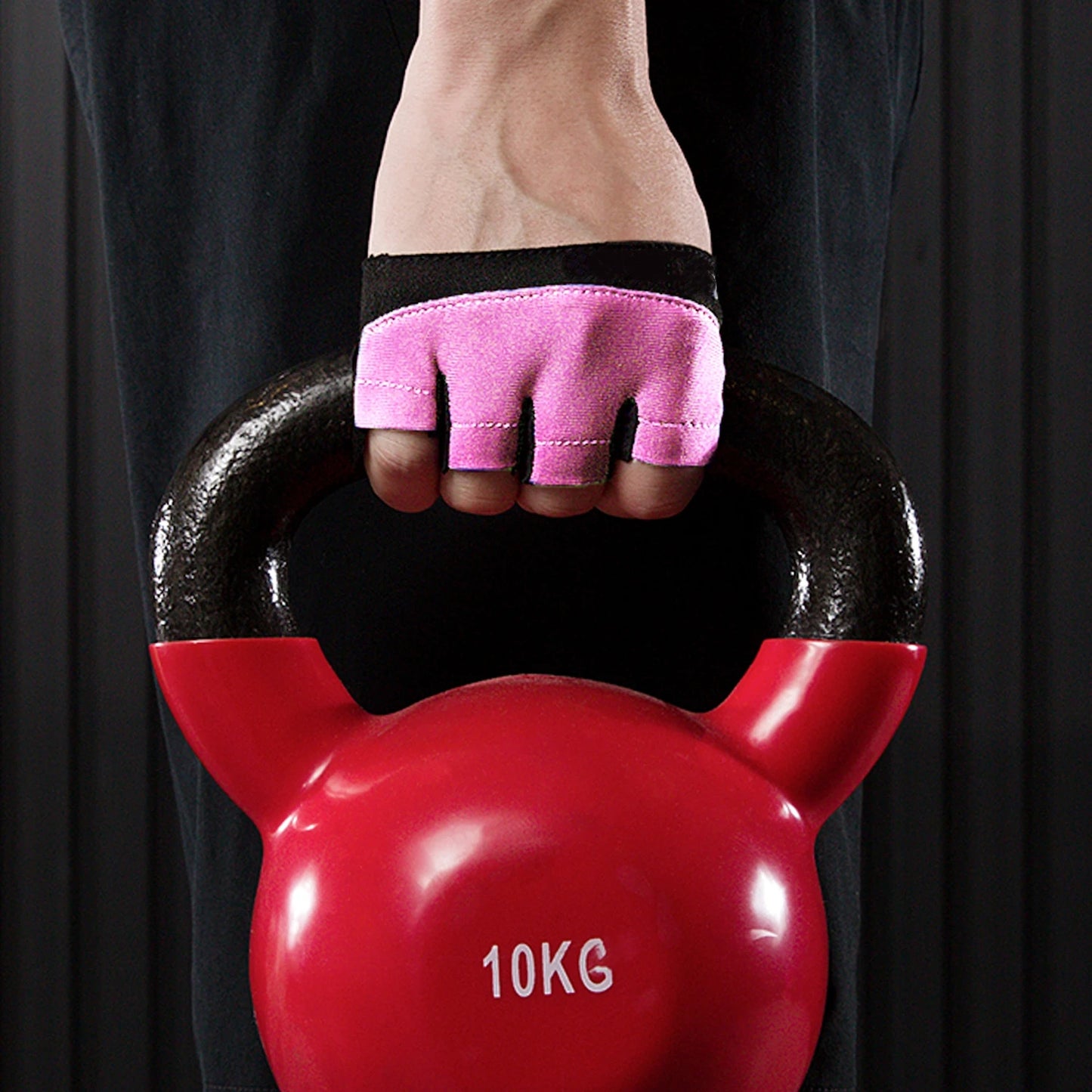 Sports Half Finger Gloves Men Women Non-slip Training Glove Gym Anti-cocoon Barbell Four Finger Glove for Cycling Yoga Jump Rope